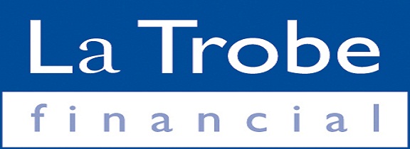 La Trobe logo blue keyline CMYK